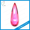Factory price rose red pear shape gemstone ruby